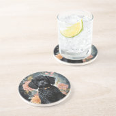 Niedliche Baby-Tiere | Niedlicher Schwarzwildwelpe Getränkeuntersetzer (Seite)