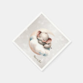 Niedliche Baby-Tiere Schöne Serviette (Ecke)