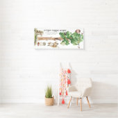 Niedliche Baby-Tiere | Vinyl Growth Chart Banner (Insitu)
