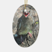 Niedliche Baby-Vogel-Tier-Verzierung Keramikornament (Links)