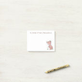 Niedliche Baby-Whimsical-Fuchs-Abbildung Post-it Klebezettel (Auf Schreibtisch)