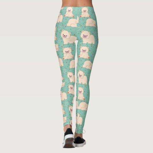 Niedliche Babybären Leggings (Rückseite)