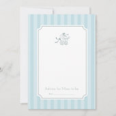 Niedliche Babyberatungskarte Dankeskarte (Vorderseite)