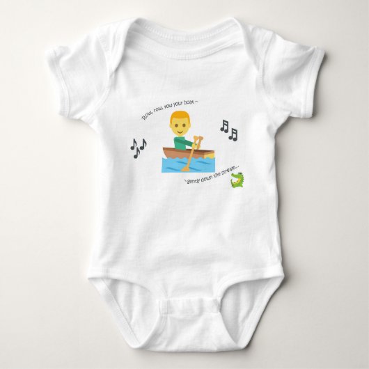 Niedliche Babybodysuit-Kinderzimmer-Reimreihe Ihr Baby Strampler (Vorderseite)