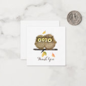 Niedliche Babybriefe Vielen Dank Note Card Mitteilungskarte (Vorderseite/Rückseite Beispiel)