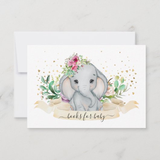 Niedliche Babybücher Dankeskarte (Rückseite)