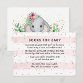 Niedliche Babybücher Dankeskarte (Vorne/Hinten)