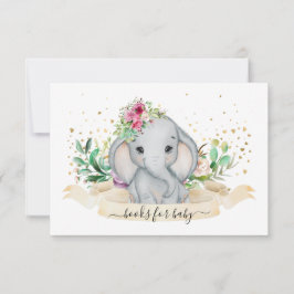 Niedliche Babybücher Dankeskarte