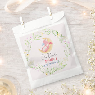 Niedliche Babydrache Dinosaurier Wildblume Babydus Geschenktütchen