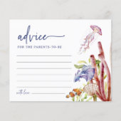 Niedliche Babyduschberatungskarte (Vorderseite)