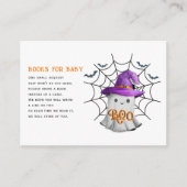 Niedliche Babyduschbücher Begleitkarte (Vorderseite)