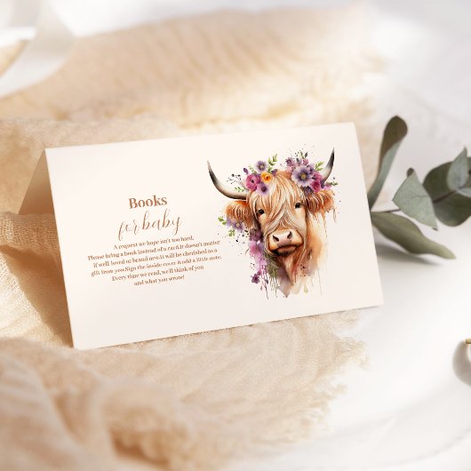 Niedliche Babyduschbücher für Kleinkinder Begleitkarte