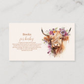 Niedliche Babyduschbücher für Kleinkinder Begleitkarte (Vorderseite)