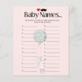 Niedliche Babydusche (Rückseite)