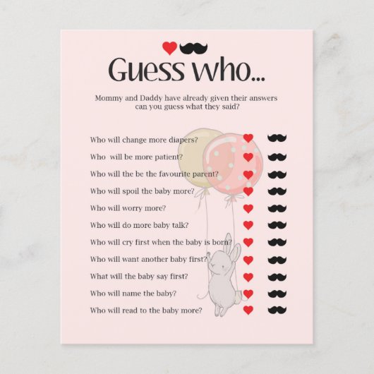 Niedliche Babydusche (Vorderseite)