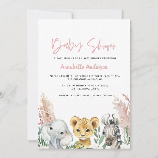 Niedliche Babydusche (Vorderseite)