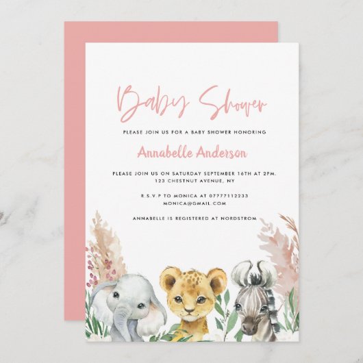 Niedliche Babydusche (Vorne/Hinten)