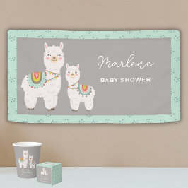 Niedliche Babydusche Banner