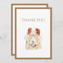 Niedliche Babydusche Dankeskarte