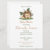 Niedliche Babydusche Einladung (Vorne/Hinten)