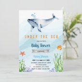 Niedliche Babydusche Einladung (Stehend Vorderseite)