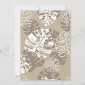 Niedliche Babydusche Einladung (Rückseite)