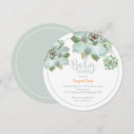 Niedliche Babydusche Einladung