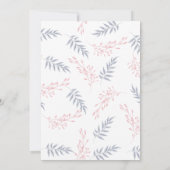 Niedliche Babydusche Einladung (Rückseite)