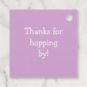 Niedliche Babydusche Geschenkanhänger (Rückseite)