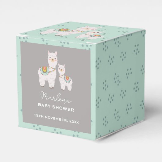 Niedliche Babydusche Geschenkschachtel (Vorderseite)