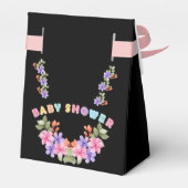 Niedliche Babydusche Geschenkschachtel (Rückseite)