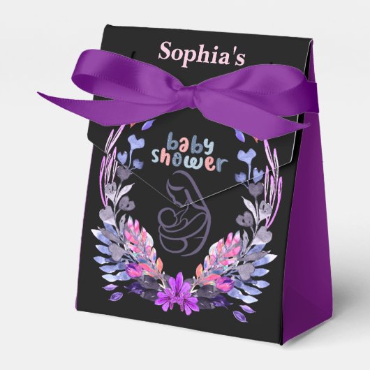 Niedliche Babydusche Geschenkschachtel (Vorderseite)