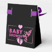 Niedliche Babydusche Geschenkschachtel (Rückseite)