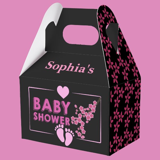 Niedliche Babydusche Geschenkschachtel