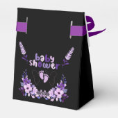 Niedliche Babydusche Geschenkschachtel (Rückseite)