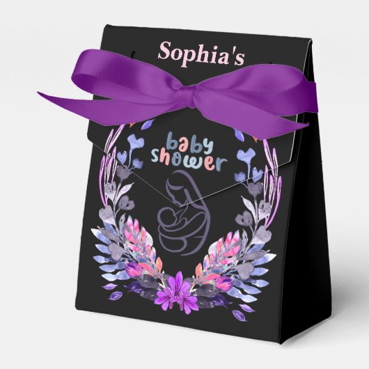 Niedliche Babydusche Geschenkschachtel (Vorderseite)