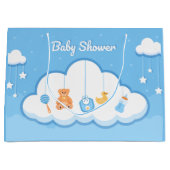 niedliche Babydusche Große Geschenktüte (Vorderseite)