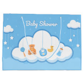 niedliche Babydusche Große Geschenktüte (Rückseite)