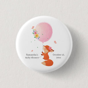 Niedliche Babydusche in Rosa Button