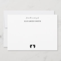 Niedliche Babydusche Kinderfüße individuelle Name