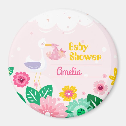 Niedliche Babydusche Magnet (Vorne)