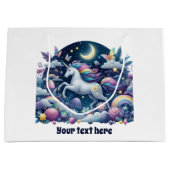 Niedliche Babydusche nach Maß Große Geschenktüte (Vorderseite)