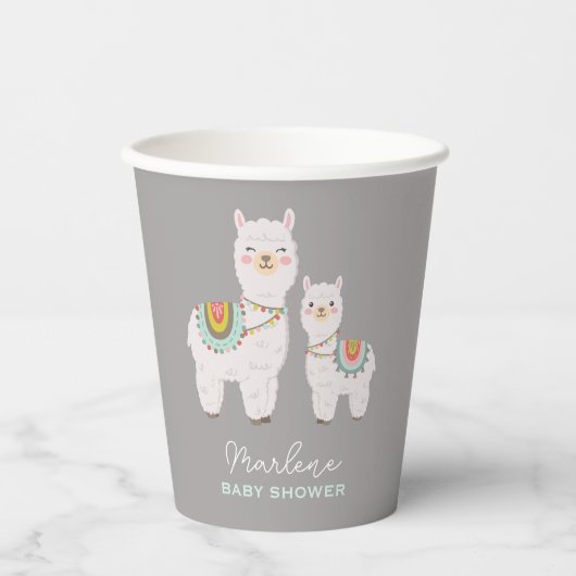 Niedliche Babydusche Pappbecher (Vorderseite)