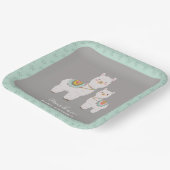 Niedliche Babydusche Pappteller (Gewinkelt)