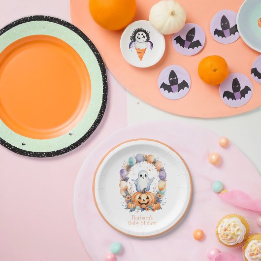 Niedliche Babydusche Pappteller