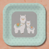 Niedliche Babydusche Pappteller