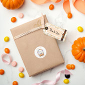 Niedliche Babydusche Runder Aufkleber