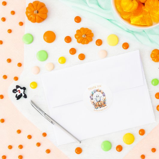 Niedliche Babydusche Runder Aufkleber