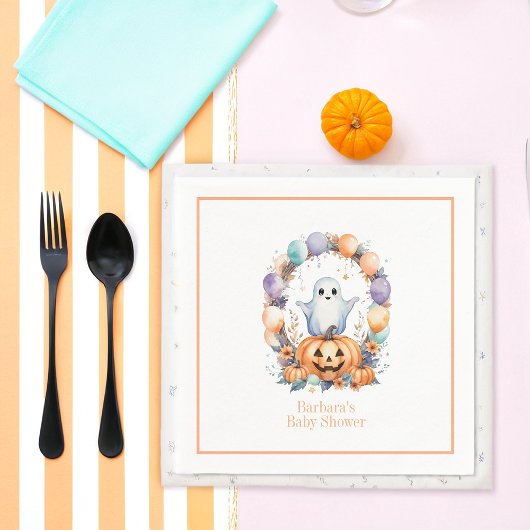 Niedliche Babydusche Serviette