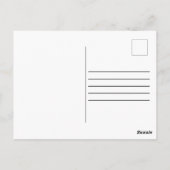 Niedliche Babydusche von Mail Mailbox Balloons Cov Postkarte (Rückseite)